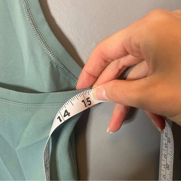 Lululemon Cool Racerback Tank Top *Nulu Tidewater Teal size 4/6 - Picture 4 of 12
